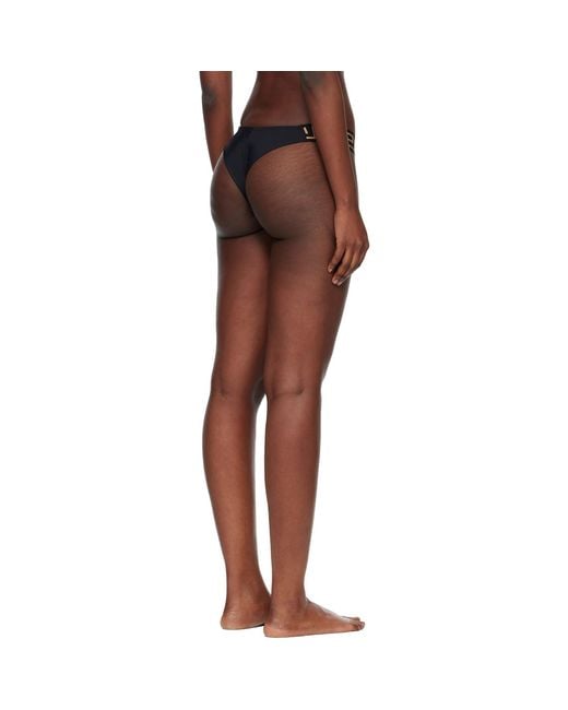 Versace Multicolor Jacquard Bikini Bottom