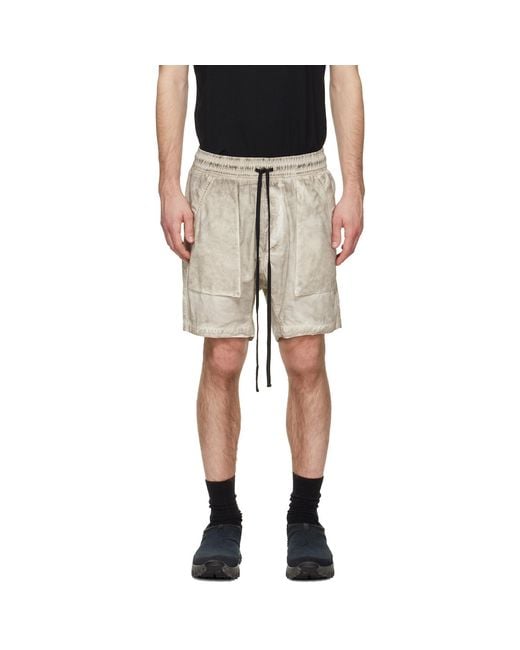 Thom Krom Black P 37 Shorts for men