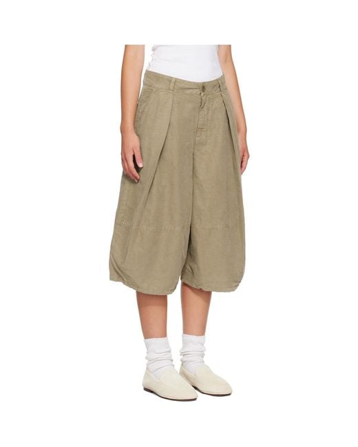 YMC Green Salba Shorts