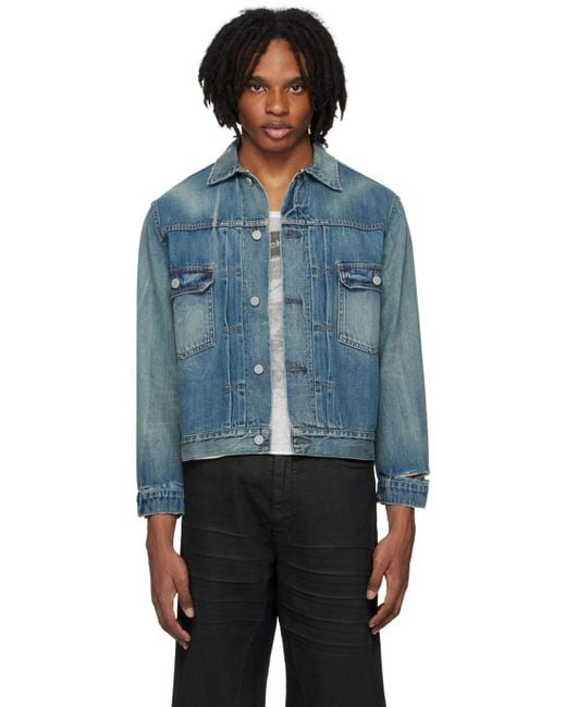 Enfants Riches Deprimes Blue Type Deux Denim Jacket for men