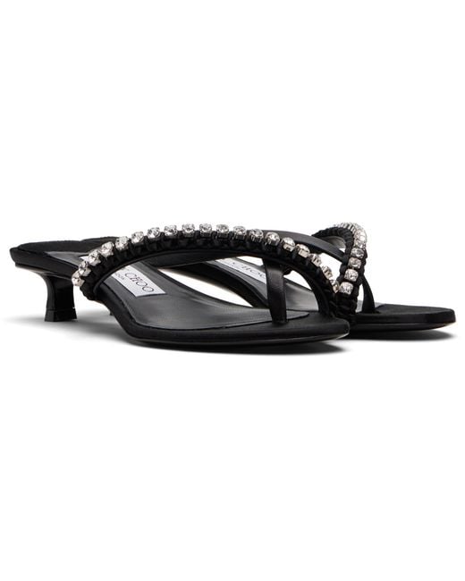 Jimmy Choo Black Dila 35 Heeled Sandals
