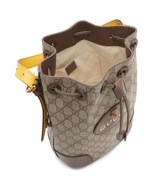 Gucci Neo Vintage GG Supreme Backpack in Natural | Lyst