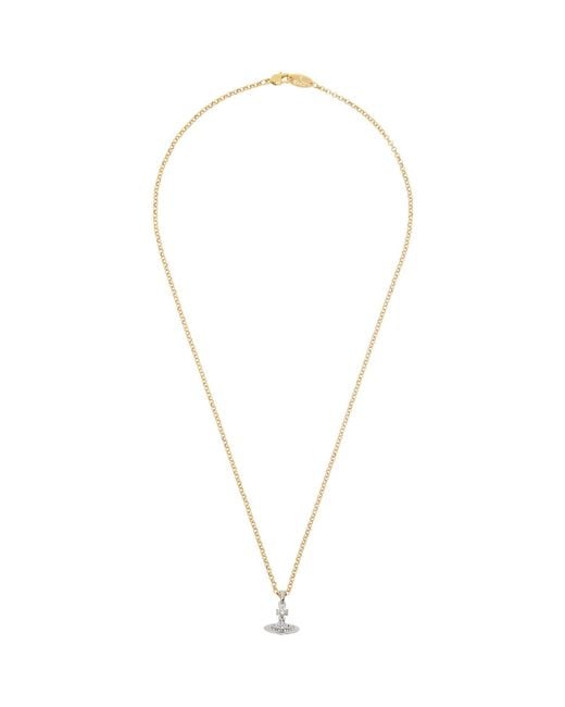 Vivienne Westwood Metallic New Petite Orb Pendant Necklace for men