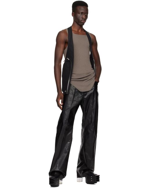 Veste noire à poches bauhaus Rick Owens pour homme en coloris Black