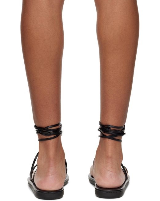 Ancient Greek Sandals Brown String Flip Flops