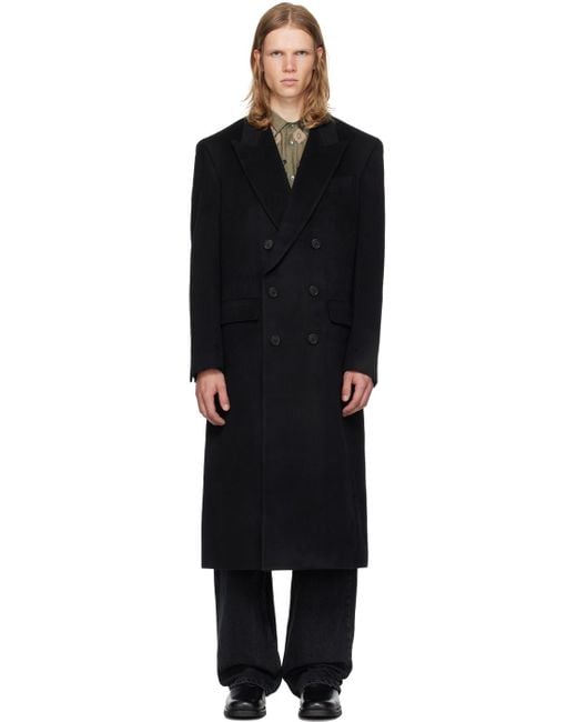 sunflower Black Db Coat for men