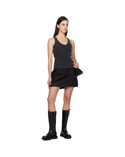 Ganni Black Tank Top