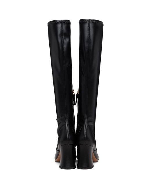Chloé Black Janis Heeled Tall Boots