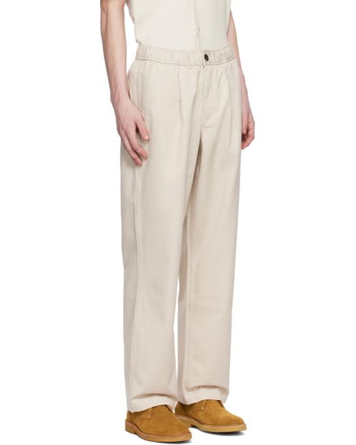 Saturdays NYC Natural George Trousers for men