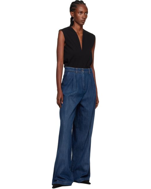 Lanvin Blue Darted Jeans