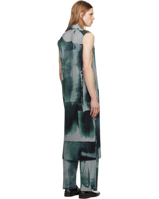 Homme Plissé Issey Miyake Black Wind Walk Vest for men