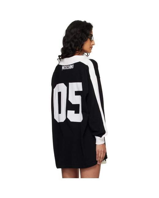 Moschino Black Smiley Extra-Fine Merino Wool Sweater