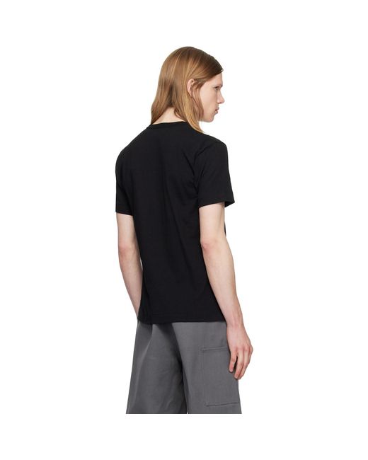 COMME DES GARÇONS PLAY Black Emblem Heart' T-Shirt for men