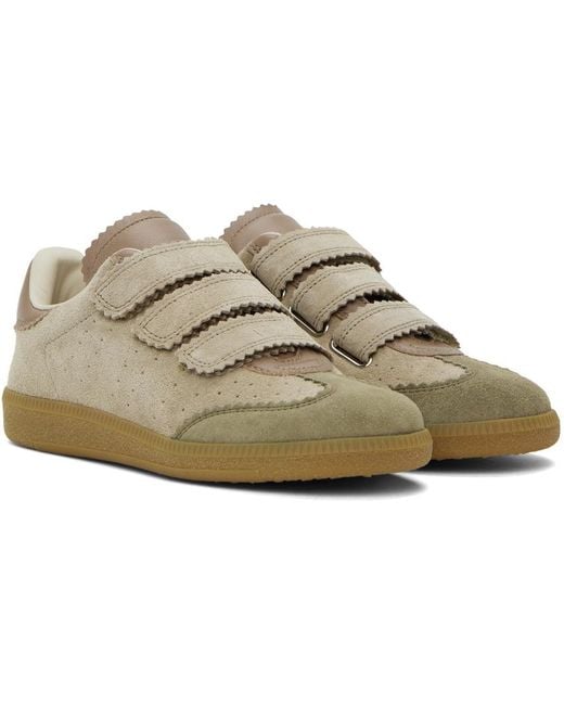 Isabel Marant Black Taupe Beth Sneakers