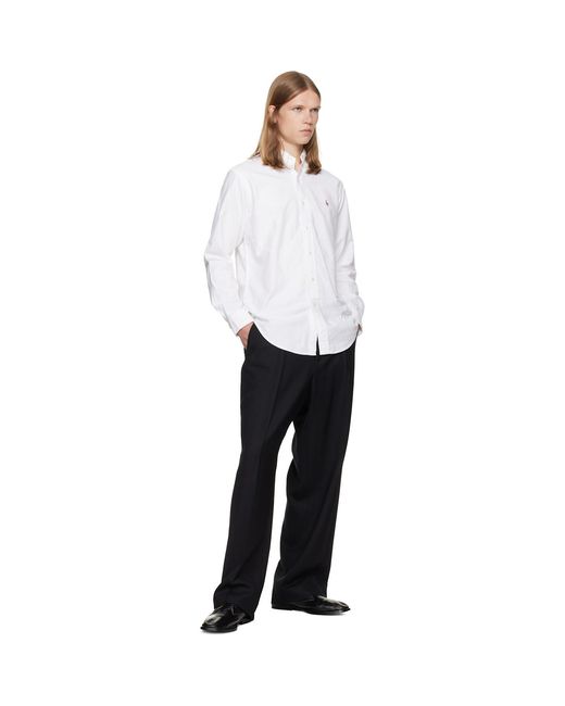 Polo Ralph Lauren White 'The Iconic Oxford' Shirt for men