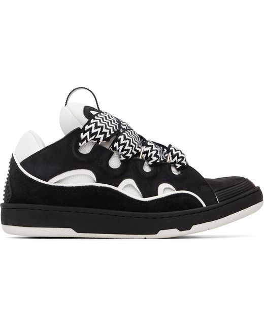 Lanvin Black Curb Sneakers