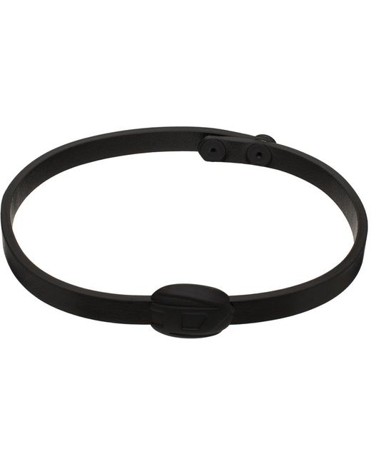 DIESEL Black A-1dr Pod C Bracelet for men