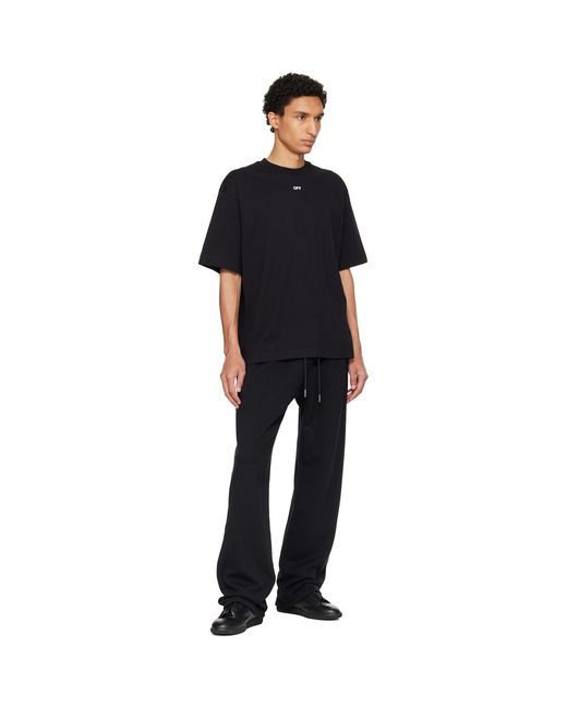 Off-White c/o Virgil Abloh Black Chain Arrow Skate T-Shirt for men