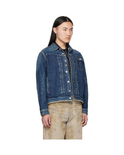 Undercover Blue Uc1F4204-1 Denim Jacket for men