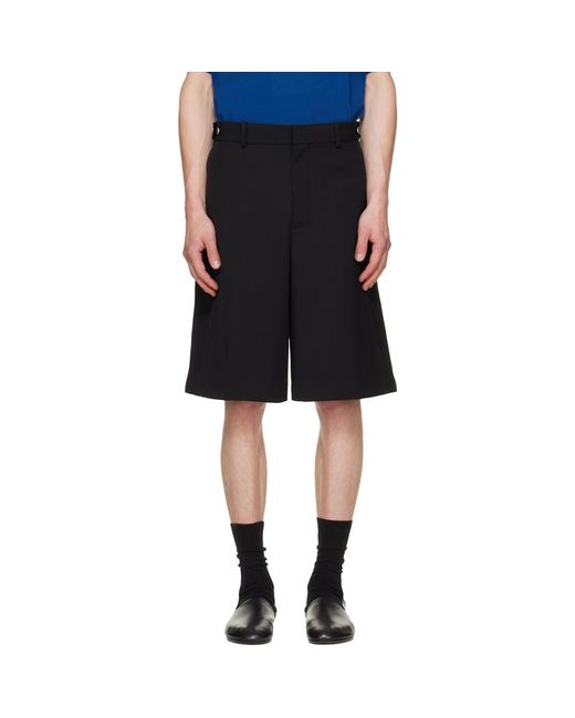 Helmut Lang Black Wardrobe Shorts for men