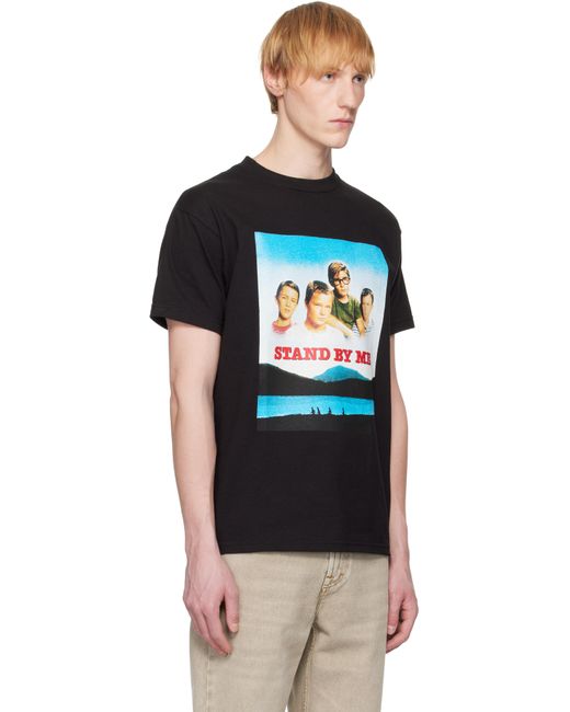 メンズ Wacko Maria ブラック 'Stand By Me' クルーネックTシャツ Black