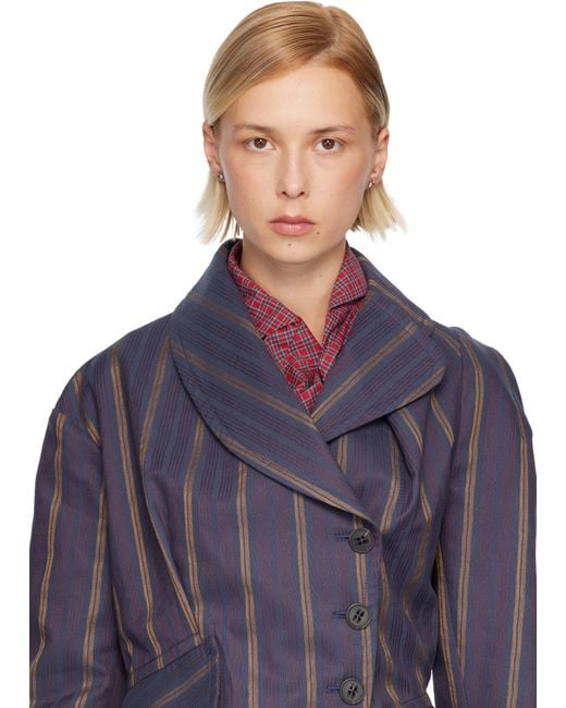 Vivienne Westwood Black Lorelei Stud Earrings