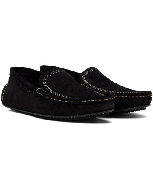 Totême  Black 'the Car' Loafers