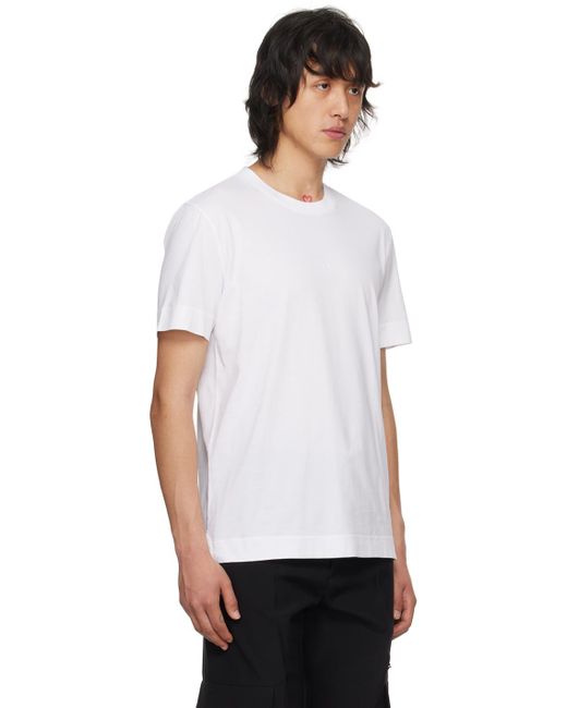 メンズ Givenchy ホワイト 4g Tシャツ White