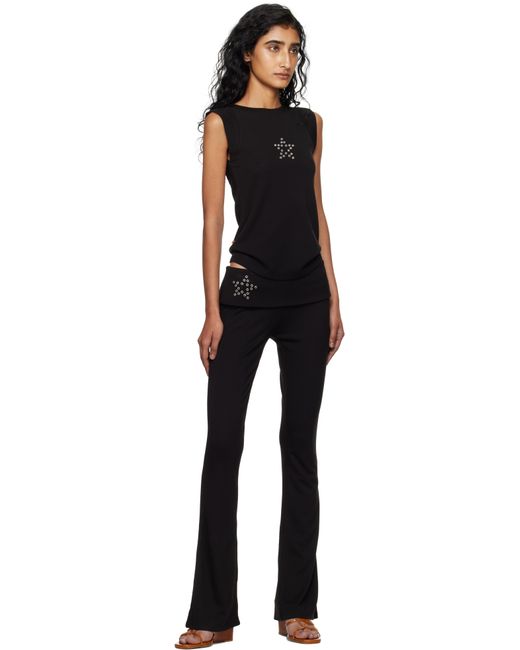 Pantalon De Détente Alba Noir Miaou en coloris Black