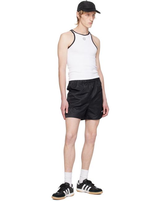 Sporty & Rich Black 'Good Health' Shorts for men