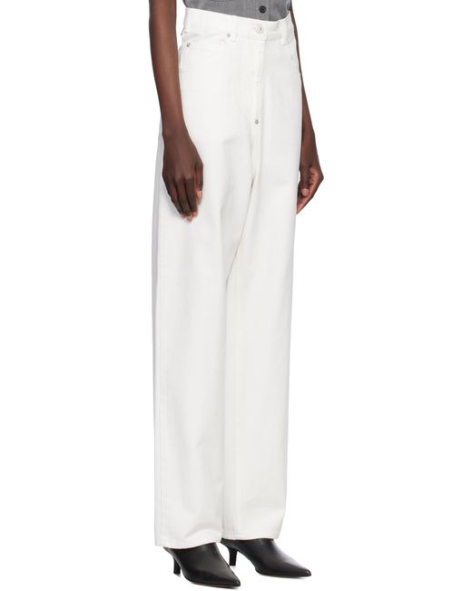 Pushbutton ホワイト Panty Cutout ジーンズ White