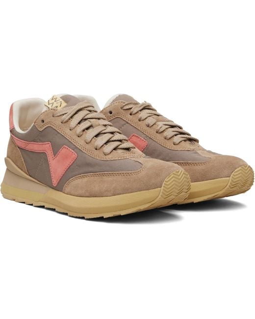 Visvim Black Taupe & Fkt Runner Sneakers for men