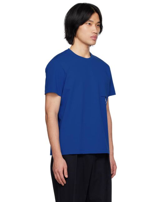 Wooyoungmi Blue Patch Pocket T-shirt for men