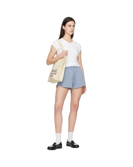 A.P.C. Blue Liz Shorts