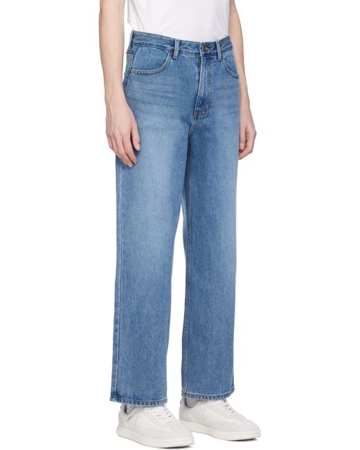 Jean 01 Bleu À Écusson À Logo Tetris Adererror pour homme en coloris Blue