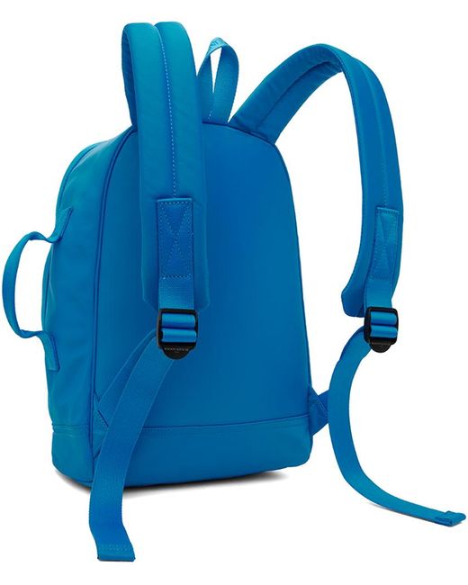 Maison Kitsuné Blue 'the Traveller' Backpack for men