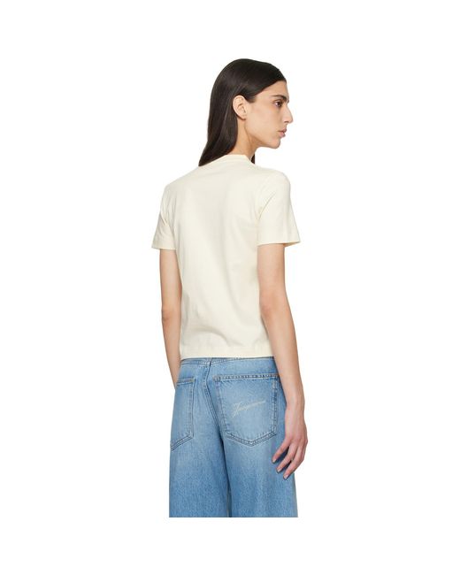 Jacquemus Blue 'The Gros Grain Short-Sleeve' T-Shirt