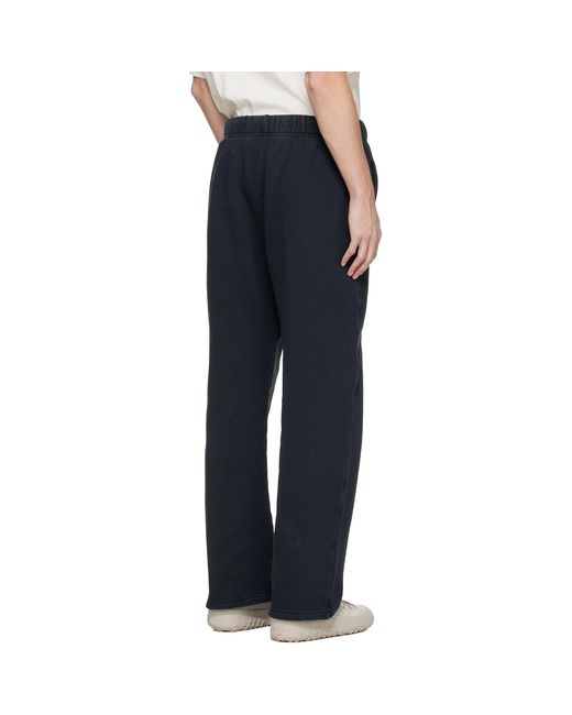 Les Tien Blue Heavyweight Classic Sweatpants for men