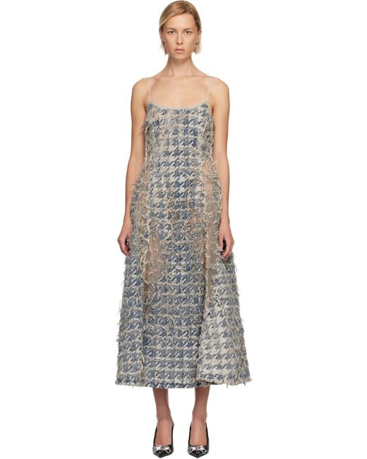 DIESEL De-Sweeney-Long-Fsh Maxi Dress in Black | Lyst