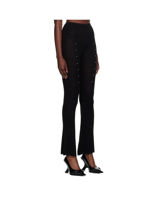 Rui Black Flared Lounge Pants