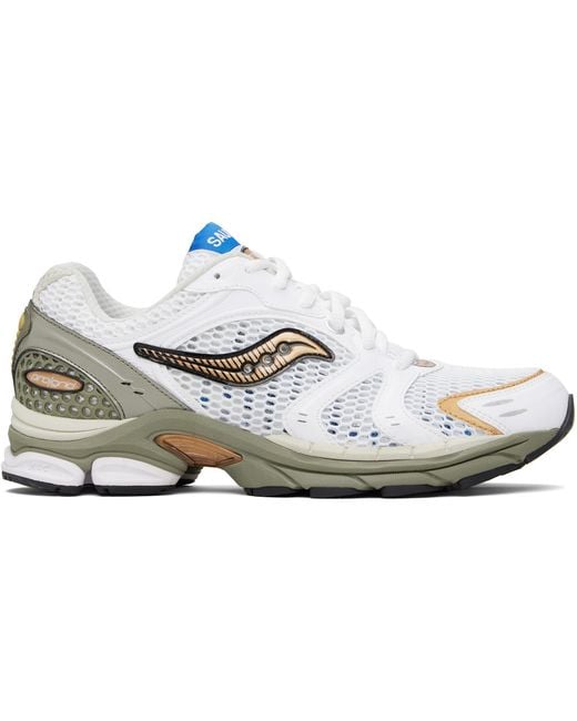 Saucony Black Khaki Progrid Triumph 4 Sneakers for men