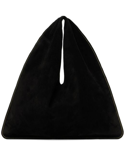 The Row Black Small Bindle Tote