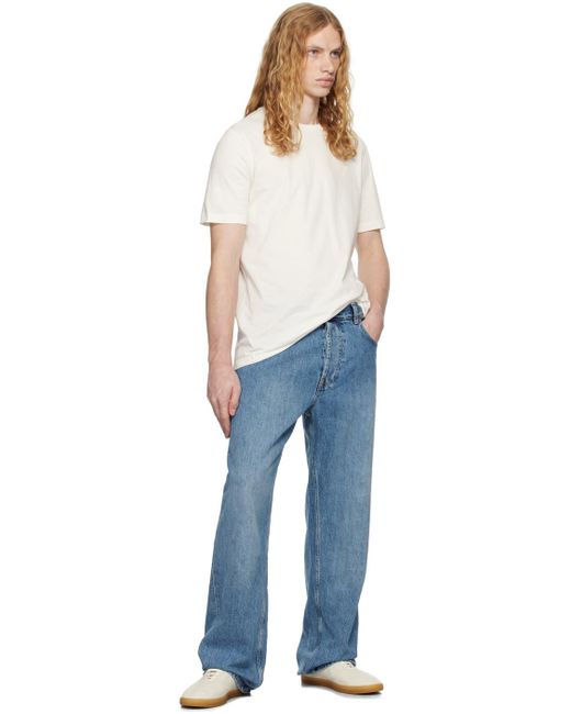 T-Shirt Luke Blanc The Row pour homme en coloris Blue