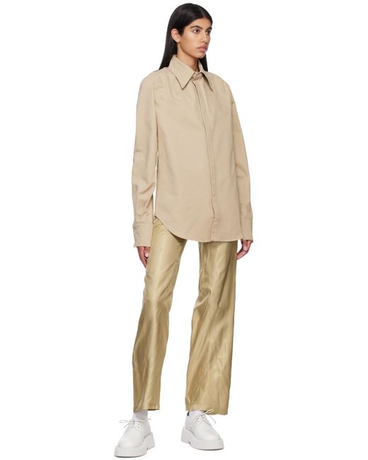 Bianca Saunders Natural Row Back Shirt