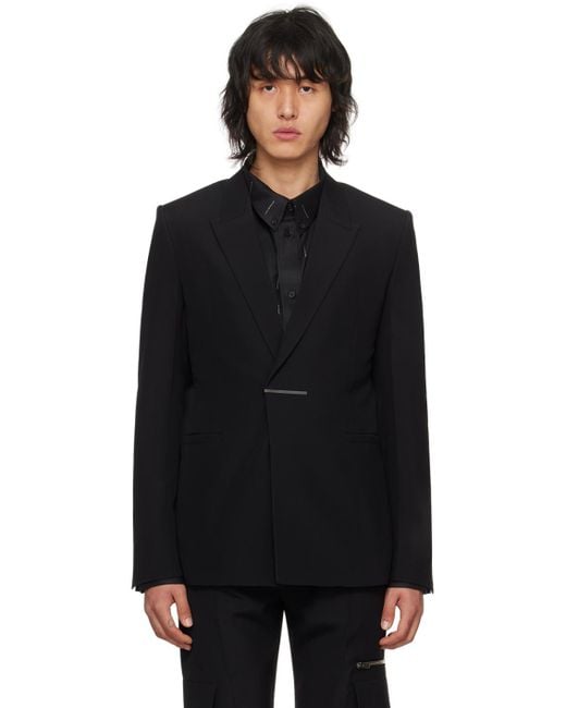 Givenchy Black Slim-fit Blazer for men