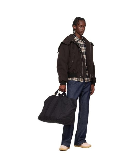Visvim Black Plura Duffle Bag for men