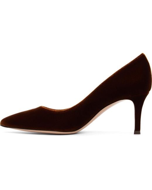 Gianvito Rossi Brown Gianvito 70 Heels