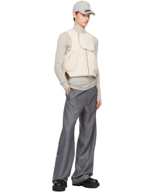 HELIOT EMIL Black Radial Tailored Trousers for men