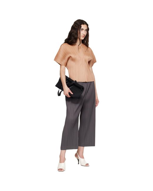 Pleats Please Issey Miyake Multicolor Monthly Colors June Top