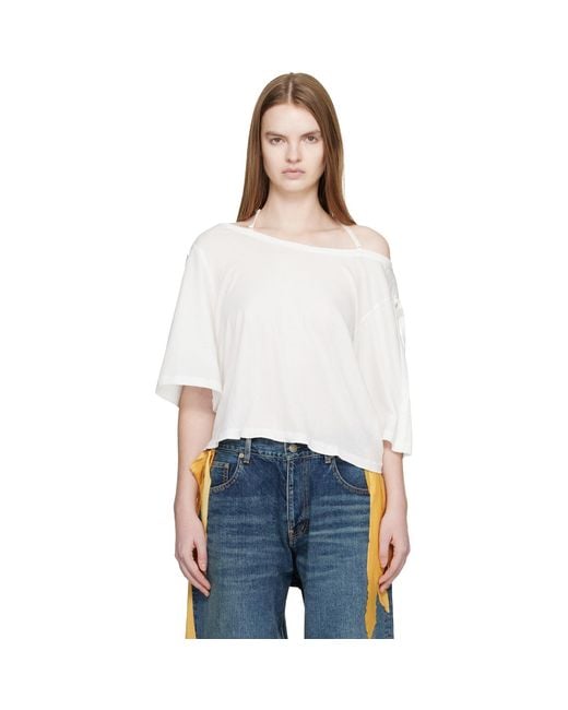 Undercover White Strap T-Shirt